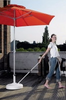 Mobiele parasolvoet Liro - mini 35kg - wit